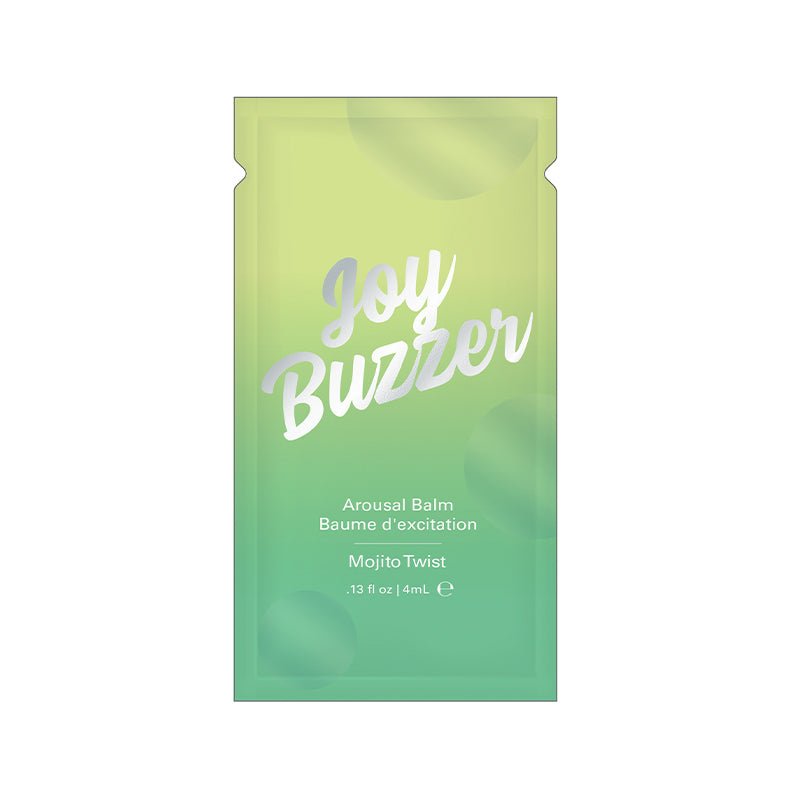 Jelique Joy Buzzer Clitoral Arousal Balm Mojito Twist .13 oz Foil - Royal Sins