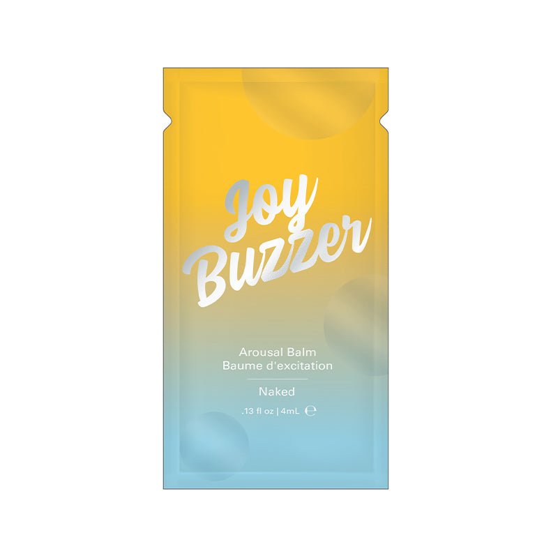 Jelique Joy Buzzer Clitoral Arousal Balm Naked .13 oz Foil - Royal Sins