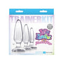Jelly Rancher Pleasure Plugs Trainer Kit Clear - Royal Sins