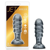 Jet Bruiser 7.5 in. Anal Plug Carbon Metallic Black - Royal Sins