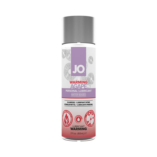 JO Agape Warming Water - Based Lubricant 2 oz. - Royal Sins
