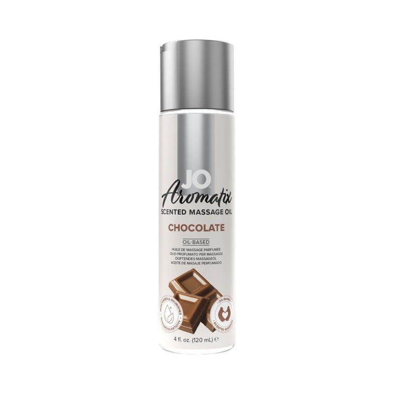JO Aromatix Chocolate Scented Massage Oil 4 oz. - Royal Sins