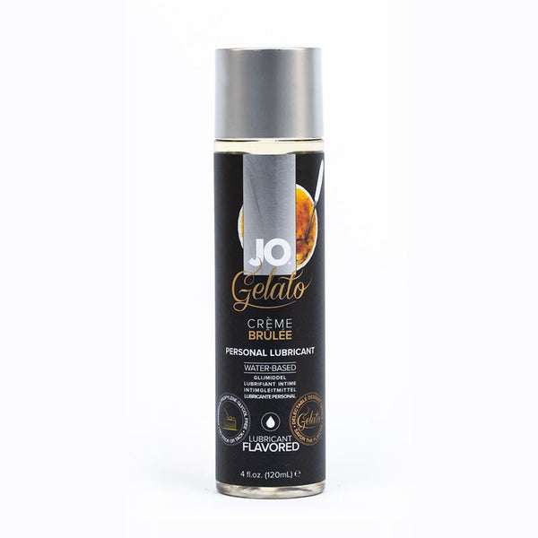JO Gelato Creme Brulee Flavored Water - Based Lubricant 4 oz. - Royal Sins