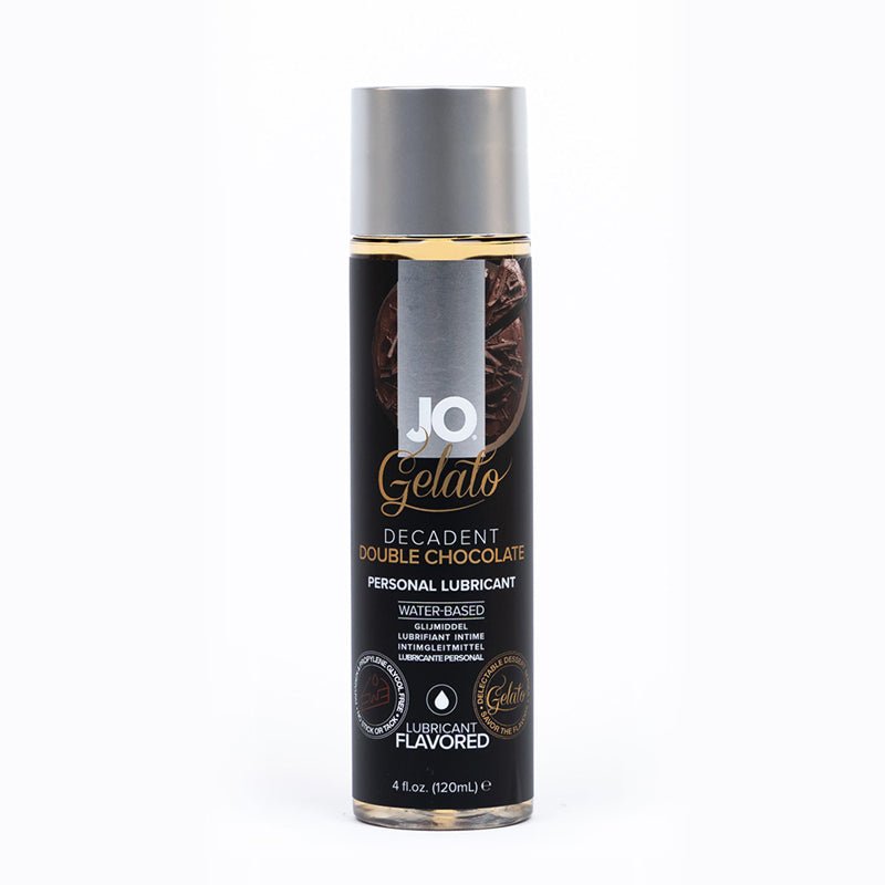 JO Gelato Decadent Double Chocolate Flavored Water - Based Lubricant 4 oz. - Royal Sins