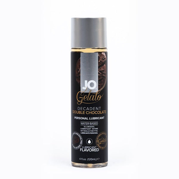 JO Gelato Decadent Double Chocolate Flavored Water - Based Lubricant 4 oz. - Royal Sins