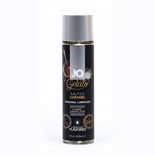JO Gelato Salted Caramel Flavored Water - Based Lubricant 4 oz. - Royal Sins
