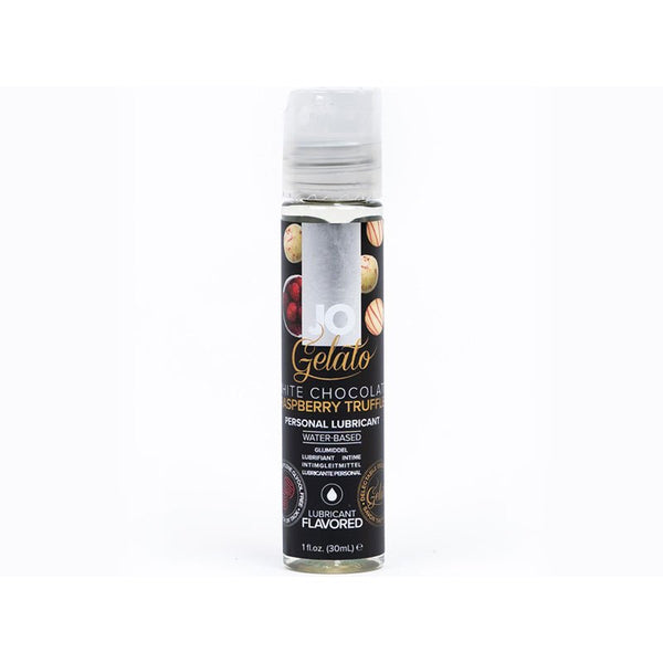 JO Gelato White Chocolate Rasberry Truffle Water - Based Lubricant 1 oz. - Royal Sins