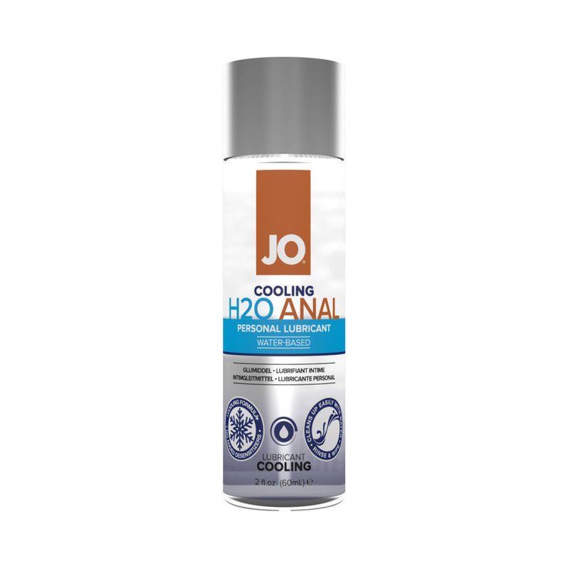 JO H2O Anal Cooling Water - Based Lubricant 2 oz. - Royal Sins