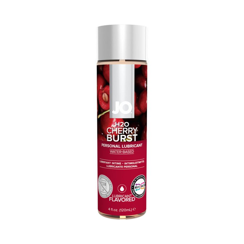 JO H2O Cherry Burst Flavored Water - Based Lubricant 4 oz. - Royal Sins
