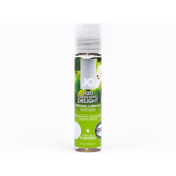 JO H2O Green Apple Delight Flavored Water - Based Lubricant 1 oz. - Royal Sins