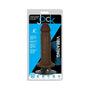 JOCK 6 in. No Balls Vibrating Dildo Dark - Royal Sins