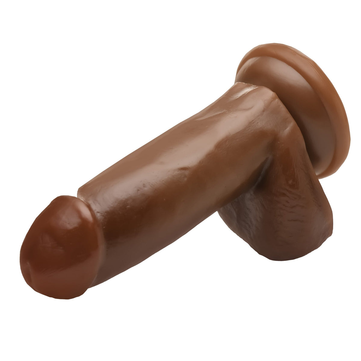 JOCK 6 Inch Dong with Balls - Brown - Royal Sins