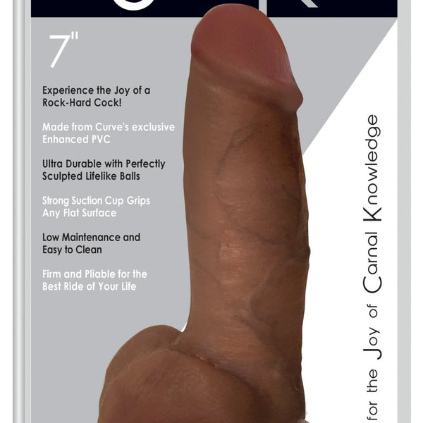 Jock 7 Inch Dildo with Balls - Medium - Royal Sins