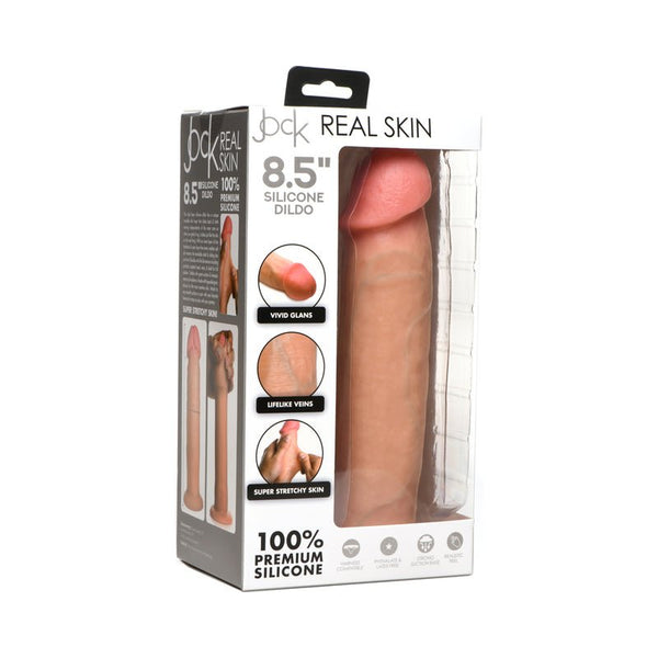 JOCK 8.5 in. Realistic Skin Silicone Dildo - Royal Sins