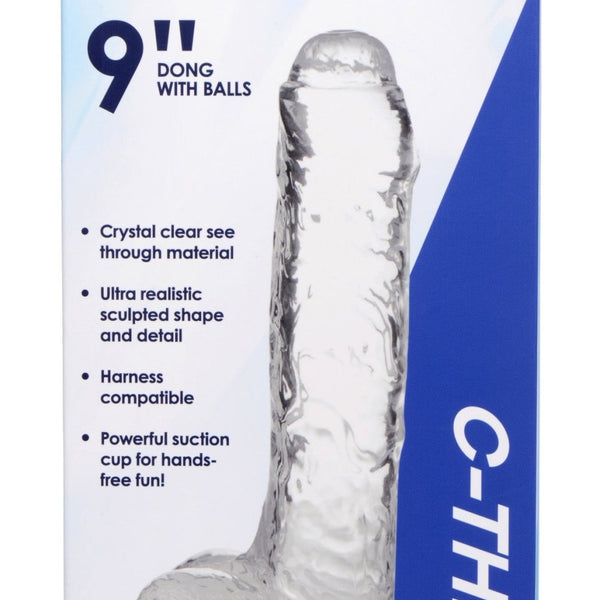 Jock C - Thru Dildo with Balls - 9 Inch - Royal Sins