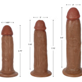 Jock Dark Bareskin Dildo - 6 Inch - Royal Sins