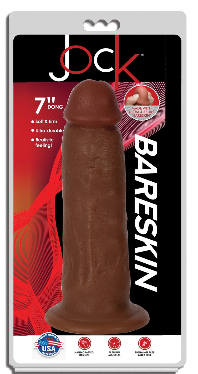 Jock Dark Bareskin Dildo - 7 Inch - Royal Sins