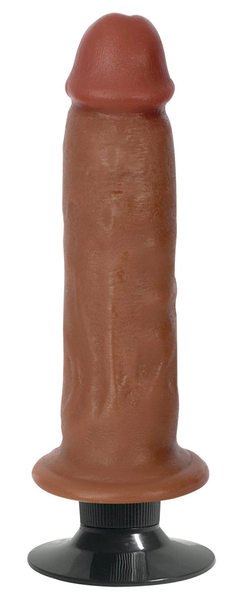 Jock Dark Bareskin Vibrating Dildo - 7 Inch - Royal Sins