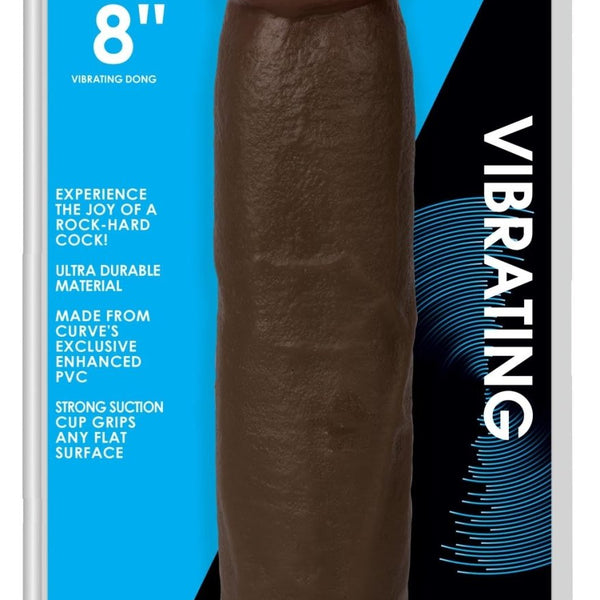 Jock Dark Vibrating Dildo - 8 Inch - Royal Sins