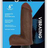 Jock Dark Vibrating Dildo with Balls - 6 Inch - Royal Sins