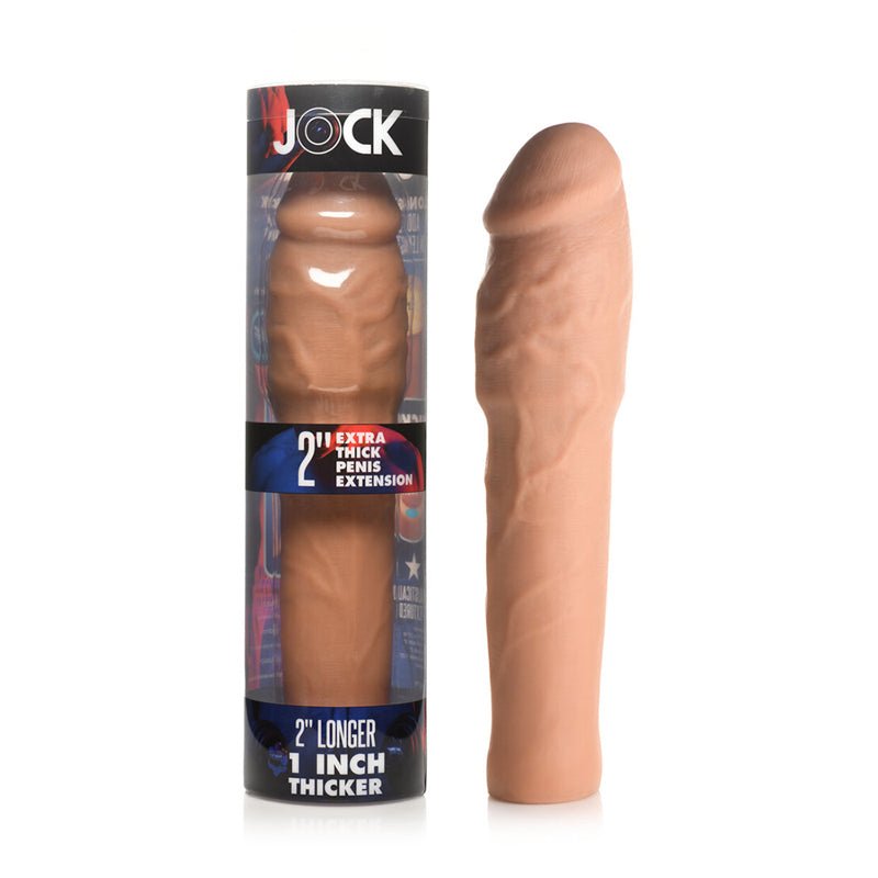 Jock Extra Thick Penis Extension Sleeve 2 in. Medium - Royal Sins