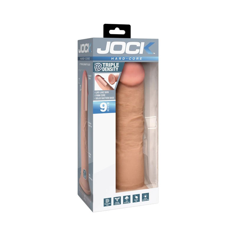 JOCK Hard - Core 9 in. Triple Density Dildo - Royal Sins