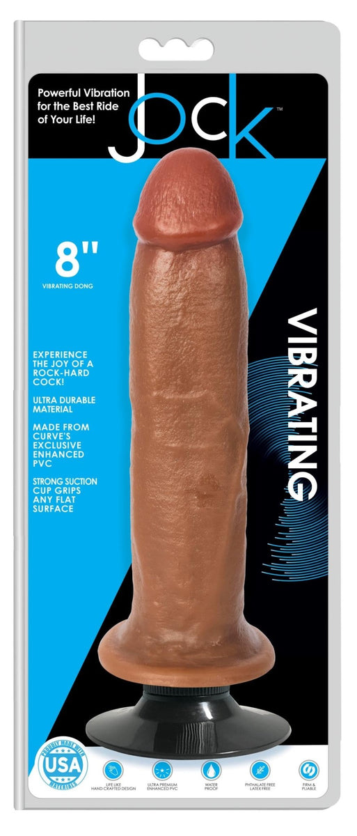 Jock Medium Vibrating Dildo - 8 Inch - Royal Sins