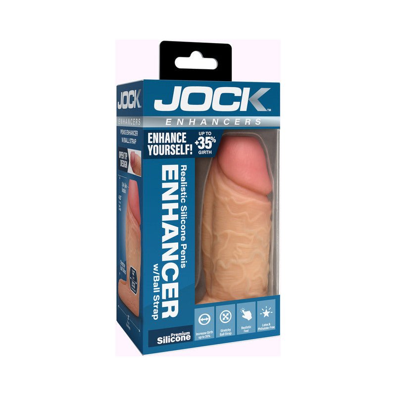 JOCK Silicone Penis Extension Sleeve Light - Royal Sins