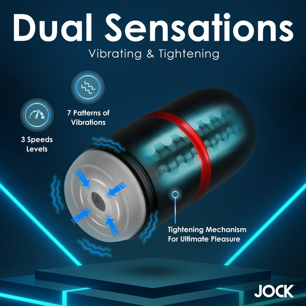 JOCK Tightening & Vibrating Masturbator - Royal Sins