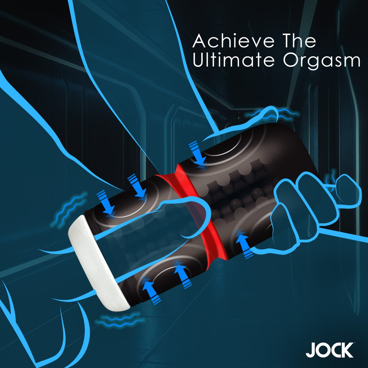 JOCK Tightening & Vibrating Masturbator - Royal Sins