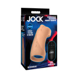 JOCK Vibrating Silicone Penis Sleeve Medium - Royal Sins