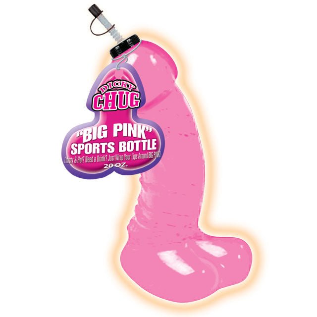 Jumbo Dicky Sports Bottle (Pink) - Royal Sins