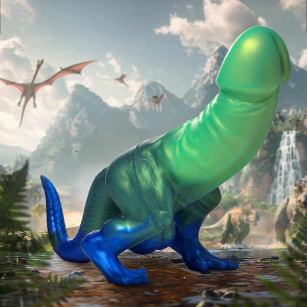 Jurassic Cock Dinosaur Silicone Dildo - Royal Sins