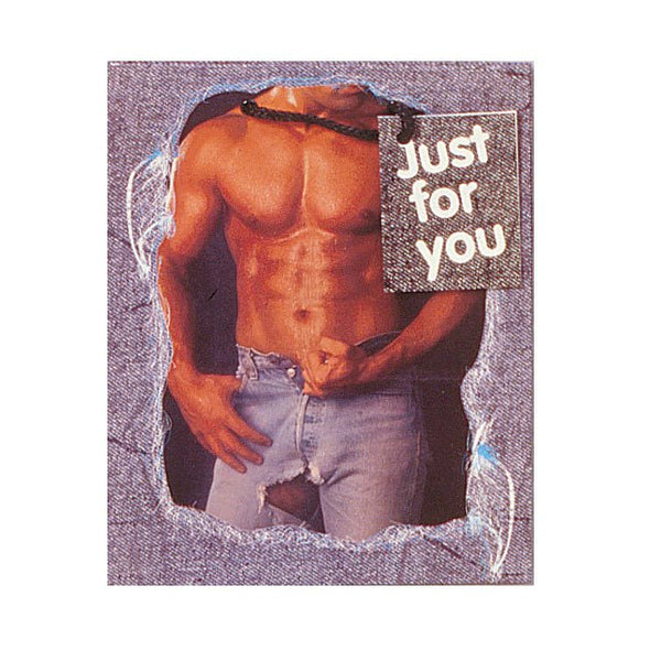 Just For You Sexy Guy On Front Gift Bag - Royal Sins