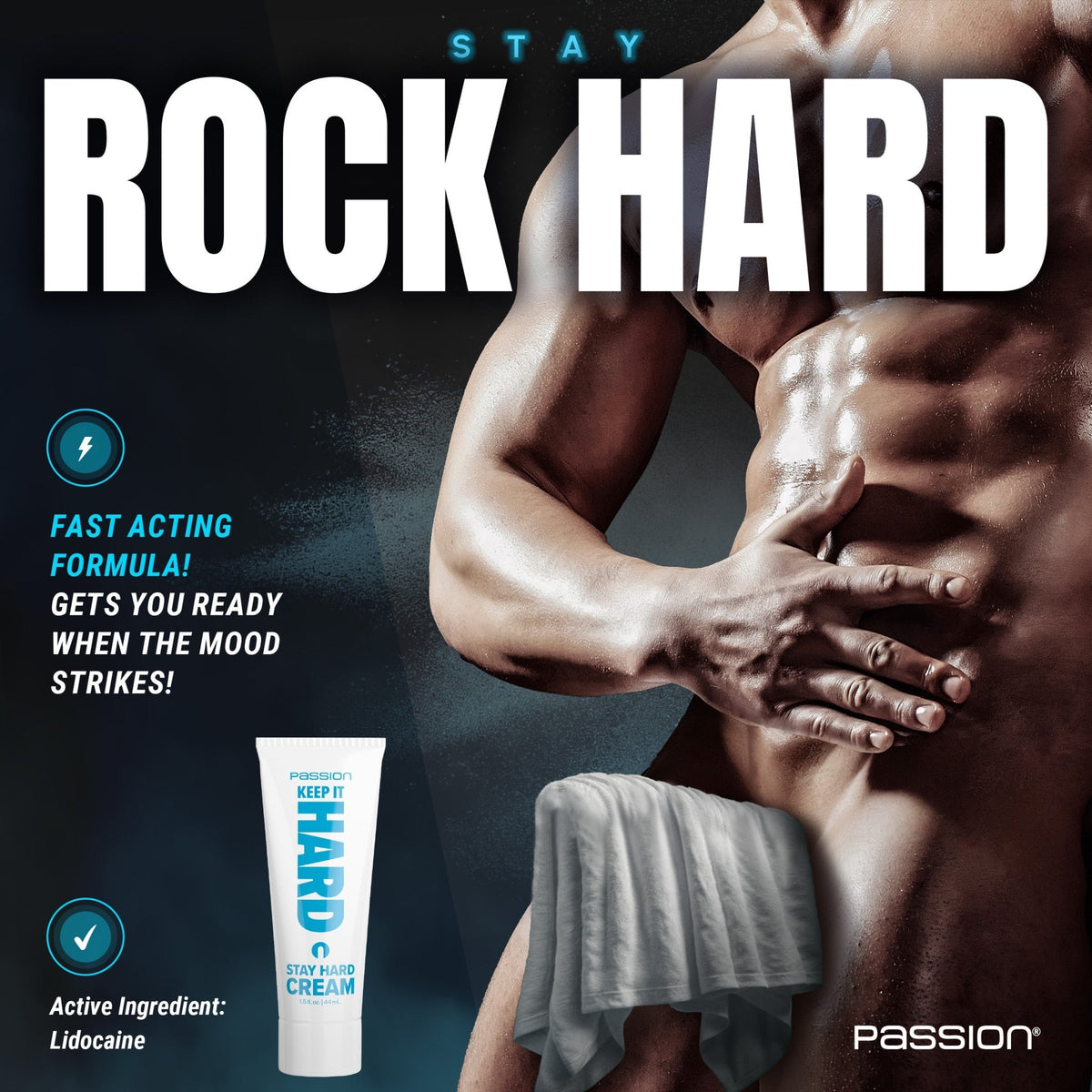 Keep it Hard Stay Hard Cream 1.5oz - Royal Sins