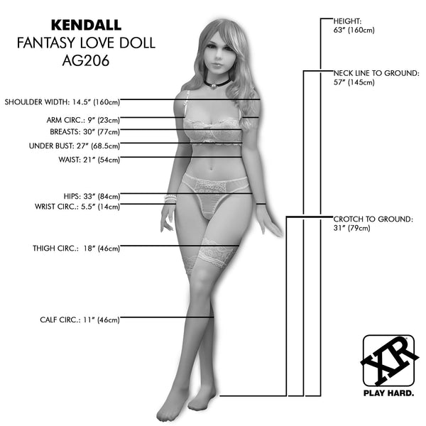 Kendall Fantasy Love Doll - Royal Sins