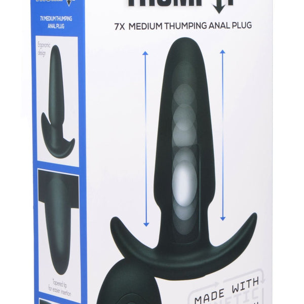 Kinetic Thumping 7X Medium Anal Plug - Royal Sins