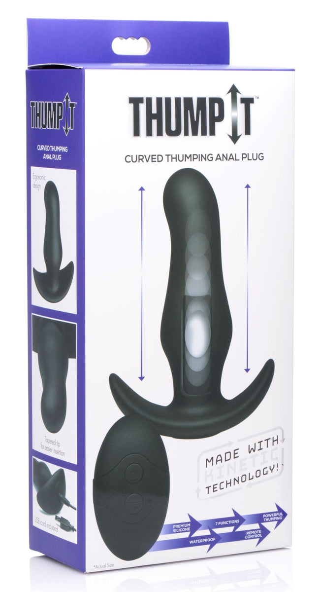 Kinetic Thumping 7X Prostate Anal Plug - Royal Sins