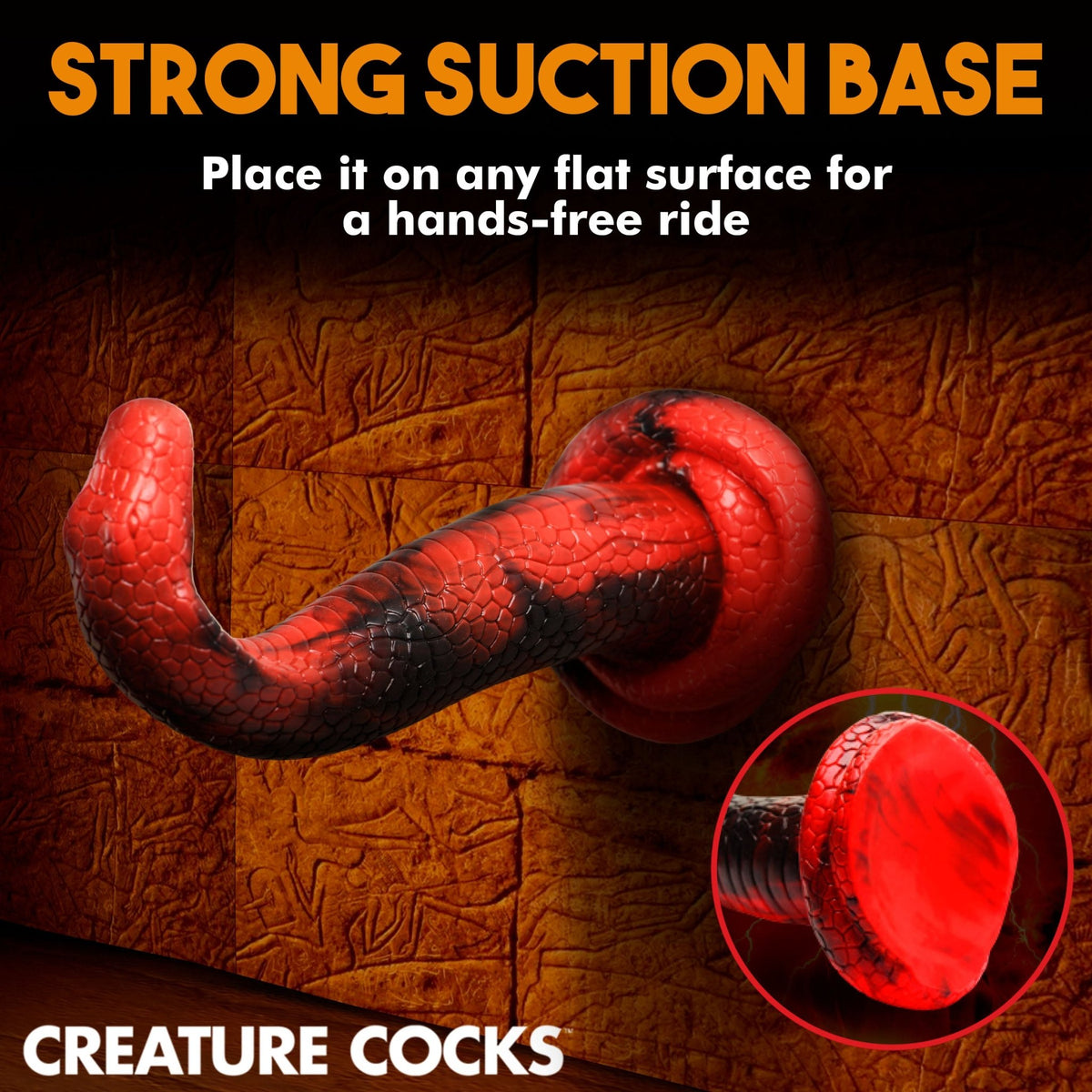 King Cobra Silicone Dildo - Royal Sins