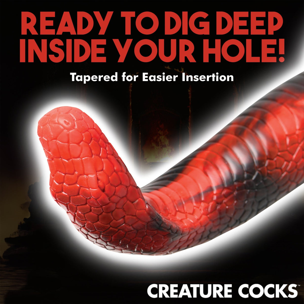 King Cobra Silicone Dildo - Royal Sins