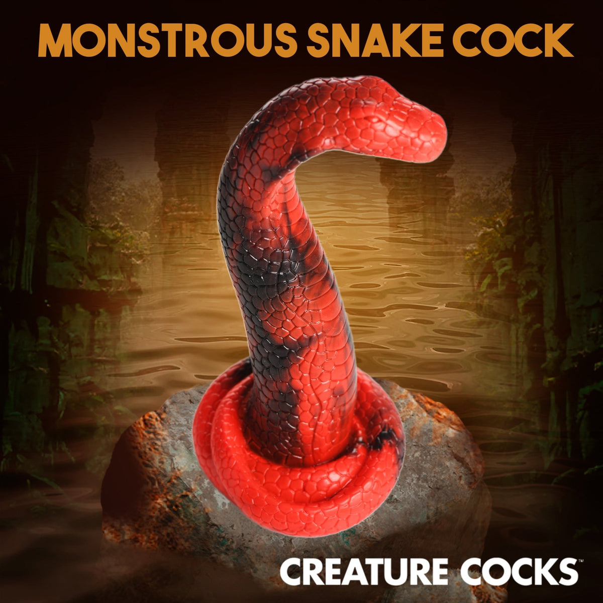 King Cobra Silicone Dildo - Royal Sins