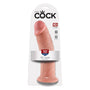 King Cock 10 in. Cock Realistic Dildo With Suction Cup Beige - Royal Sins