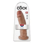 King Cock 10 in. Cock Realistic Dildo With Suction Cup Tan - Royal Sins