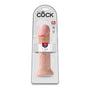 King Cock 11 in. Cock Realistic Dildo With Suction Cup Beige - Royal Sins