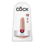 King Cock 5 in. Cock Realistic Dildo With Suction Cup Beige - Royal Sins