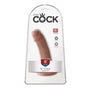 King Cock 6 in. Cock Realistic Dildo With Suction Cup Tan - Royal Sins