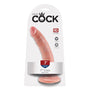 King Cock 7 in. Cock Realistic Dildo With Suction Cup Beige - Royal Sins