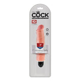 King Cock 7 in. Vibrating Stiffy Realistic Dildo Beige - Royal Sins