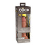 King Cock Elite 6 in. Dual Density Silicone Cock Realistic Dildo With Suction Cup Tan - Royal Sins