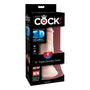 King Cock Plus 6 in. Triple Density Cock Realistic Dildo With Suction Cup Beige - Royal Sins